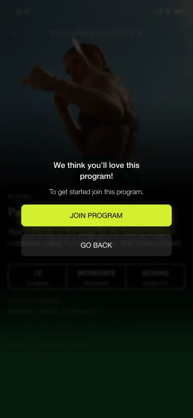 NKO — workout modal